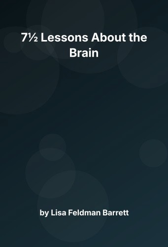 Cover for 7½ Lessons About the Brain