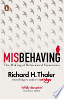 Book cover of Misbehaving: The Making of Behavioral Economics by Richard H. Thaler