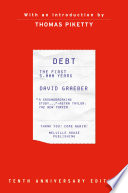 Book cover of Debt: The First 5000 Years by David Graeber