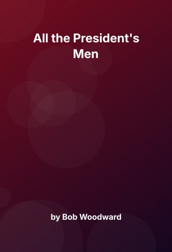 Cover for All the President's Men