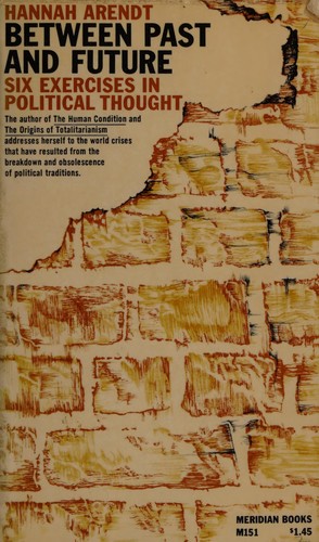 Book cover of Between Past and Future by Hannah Arendt