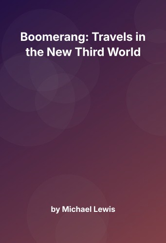Cover for Boomerang: Travels in the New Third World