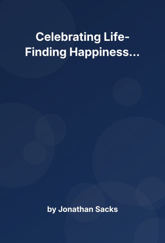 Cover for Celebrating Life- Finding Happiness…
