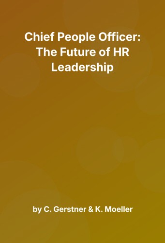 Cover for Chief People Officer: The Future of HR Leadership