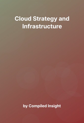 Cover for Cloud Strategy and Infrastructure