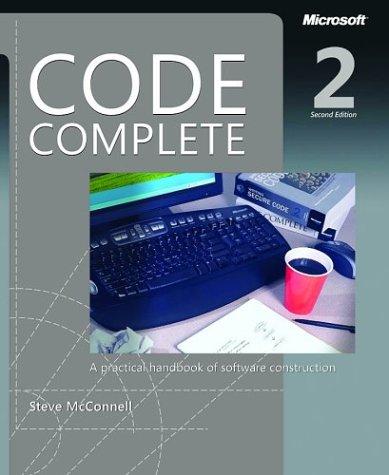 Book cover of Code Complete by Steve McConnell