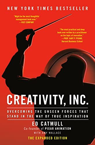 Book cover of Creativity Inc by Ed Catmull, Amy Wallace