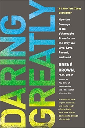 Book cover of Daring Greatly by Brené Brown