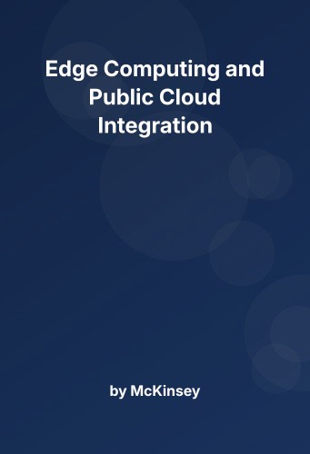 Cover for Edge Computing and Public Cloud Integration
