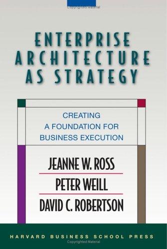 Book cover of Enterprise Architecture as Strategy by Jeanne W. Ross