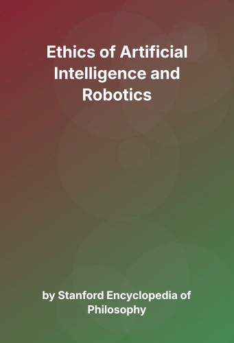 Cover for Ethics of Artificial Intelligence and Robotics