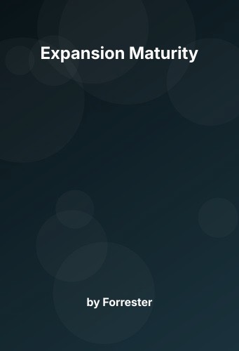 Cover for Expansion Maturity