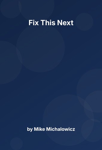 Cover for Fix This Next