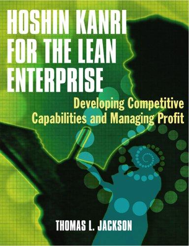 Book cover of Hoshin Kanri for the Lean Enterprise by Thomas L. Jackson