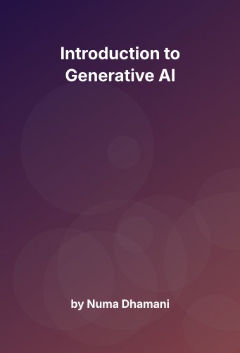 Cover for Introduction to Generative AI