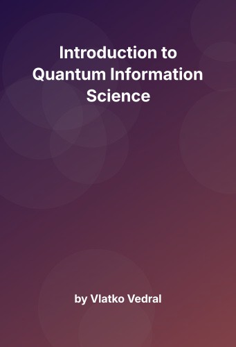 Cover for Introduction to Quantum Information Science