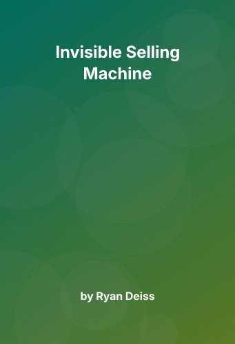 Cover for Invisible Selling Machine