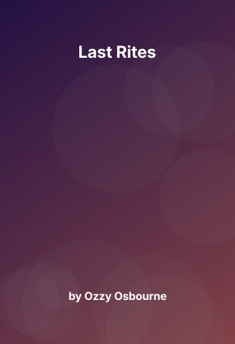 Cover for Last Rites
