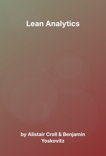 Cover for Lean Analytics
