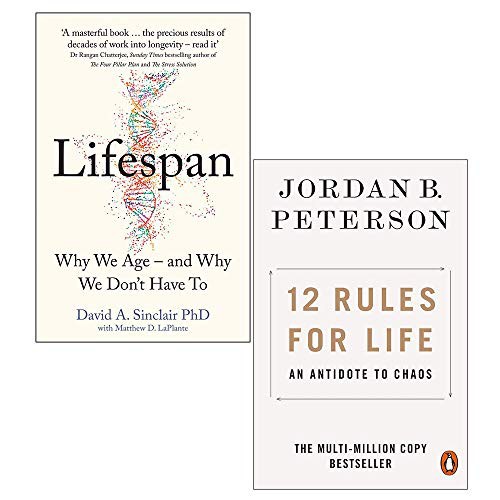 Book cover of Lifespan: Why We Age—and Why We Don't Have To by David Sinclair, Jordan B. Peterson, David A Sinclair Phd