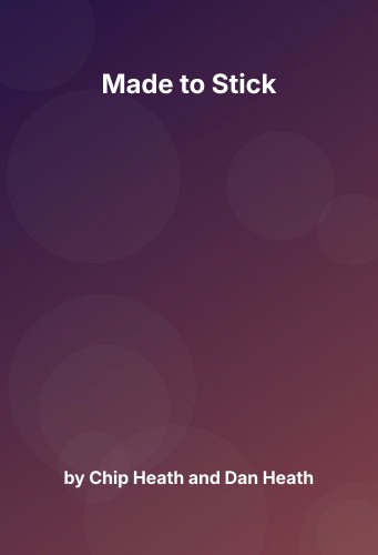 Cover for Made to Stick