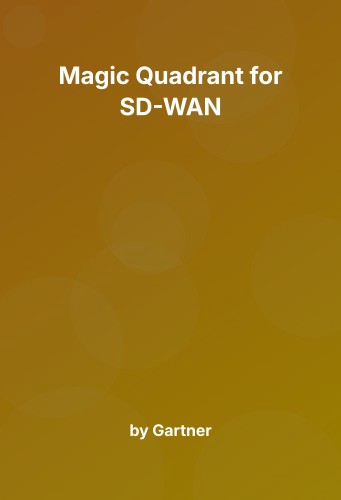 Cover for Magic Quadrant for SD-WAN