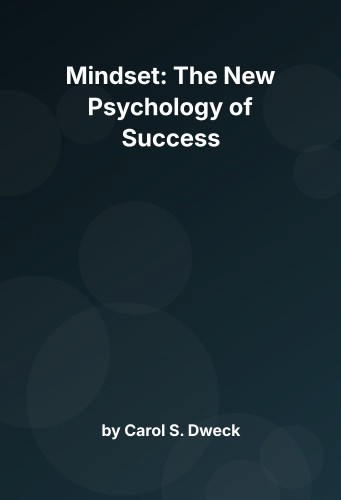 Cover for Mindset: The New Psychology of Success