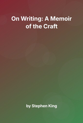 Cover for On Writing: A Memoir of the Craft