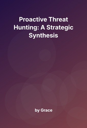 Cover for Proactive Threat Hunting: A Strategic Synthesis