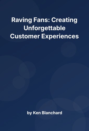 Cover for Raving Fans: Creating Unforgettable Customer Experiences
