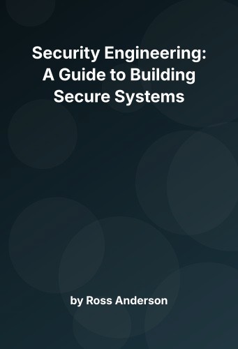 Cover for Security Engineering: A Guide to Building Secure Systems