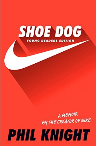 Book cover of Shoe Dog by Phil Knight