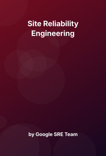 Cover for Site Reliability Engineering