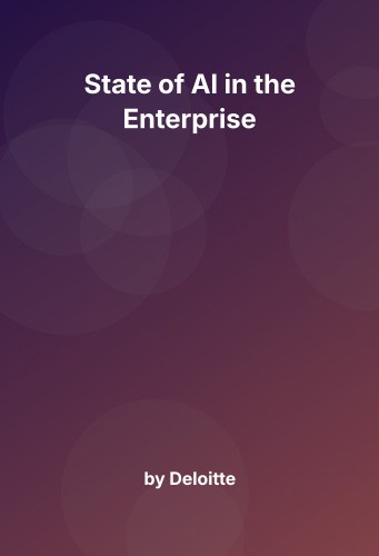 Cover for State of AI in the Enterprise