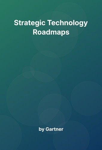 Cover for Strategic Technology Roadmaps
