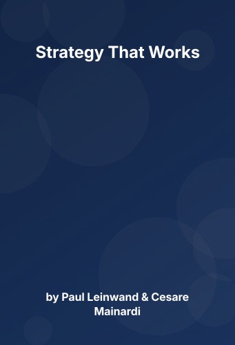 Cover for Strategy That Works