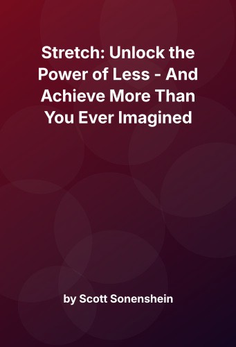 Cover for Stretch: Unlock the Power of Less - And Achieve More Than You Ever Imagined