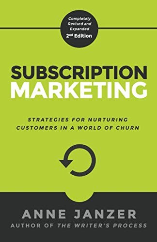 Book cover of Subscription Marketing by Anne Janzer