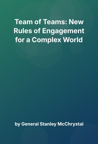 Cover for Team of Teams: New Rules of Engagement for a Complex World