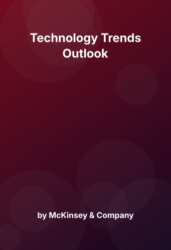 Cover for Technology Trends Outlook