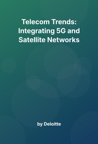 Cover for Telecom Trends: Integrating 5G and Satellite Networks