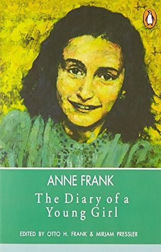 Book cover of The Diary of a Young Girl by Anne Frank