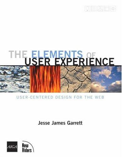 Book cover of The Elements of User Experience by Jesse James Garrett