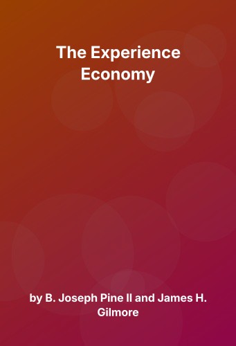 Cover for The Experience Economy