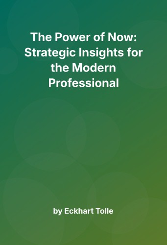 Cover for The Power of Now: Strategic Insights for the Modern Professional