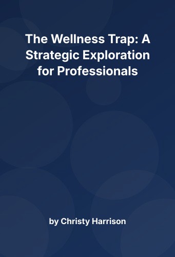 Cover for The Wellness Trap: A Strategic Exploration for Professionals