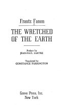 Book cover of The Wretched of the Earth by Frantz Fanon