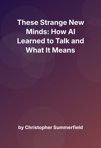 Cover for These Strange New Minds: How AI Learned to Talk and What It Means