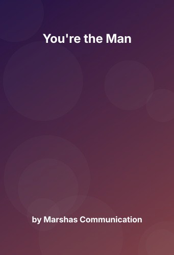 Cover for You're the Man